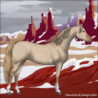 Horse Color:Red Dun Tobiano 