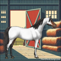 Horse Color:Bay Near Fewspot 