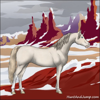 Horse Color:Smoky Creme Roan 