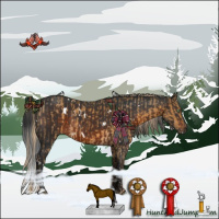 Horse Color:Chocolate Palomino Dun and White Spotted Brown