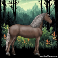 Horse Color:Silver Black 