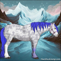 Horse Color:Watercolor Bay Ice 