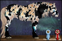 Horse Color:White Spotted Palomino Onyx Sabino Appaloosa