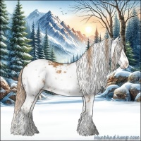 Horse Color:Chestnut Sabino