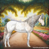 Horse Color:Perlino Tobiano Blanket 