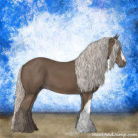 Horse Color:Silver Black 