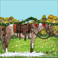 Horse Color:Liver Red Dun Tobiano  and Liver Red Dun Tobiano 