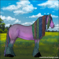 Horse Color:Painted Watercolor Brown 