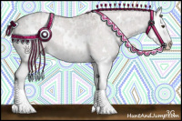 Horse Color:Platinum White Spotted Red Dun Ice Splash