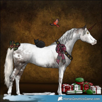 Horse Color:White Spotted Liver Red Dun Ice Mushroom Sabino Brindle 