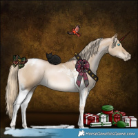 Horse Color:Chocolate Palomino Pearl Dun Tobiano 