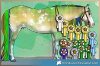 Horse Color:Painted Plaid  White Spotted Liver Red Dun Onyx Sabino 