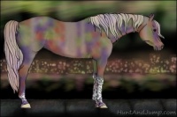 Horse Color:Nacre Silver Black Tobiano 