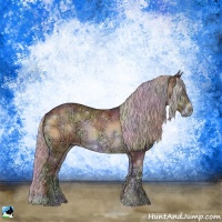 Horse Color:Nacre Silver Bay Ice Onyx Sabino