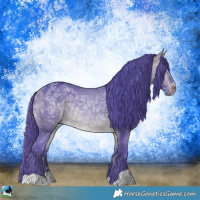 Horse Color:Watercolor Buckskin Ice 