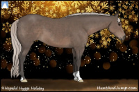 Horse Color:Silver Black 