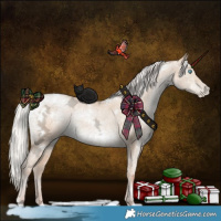 Horse Color:White Spotted Silver Sable Champagne Ice Pearl Dun Brindle