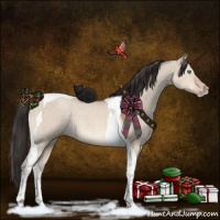 Horse Color:Sable Champagne Dun Tobiano