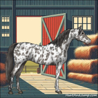 Horse Color:Grullo Appaloosa  and Grullo Appaloosa 