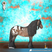 Horse Color:Brown Dun Blanket Brindle 