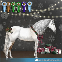 Horse Color:Gray Chocolate Palomino Dun Tobiano 