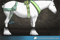 Horse Color:Gray Black 