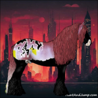 Horse Color:Watercolor Liver Red Onyx Splash Appaloosa Rabicano 