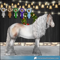 Horse Color:Chocolate Silver Blue Onyx Pearl Sabino Tobiano Rabicano 