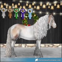 Horse Color:Chocolate Silver Blue Onyx Pearl Sabino Tobiano Rabicano 