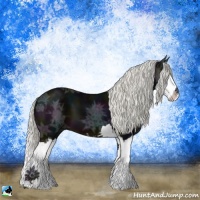 Horse Color:Midnight Liver Chestnut Ice Mushroom Splash 