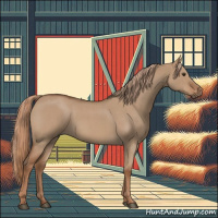Horse Color:Red Dun Roan 