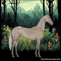 Horse Color:Silver Grullo Appaloosa 