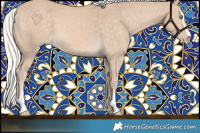 Horse Color:Silver Perlino Sabino 