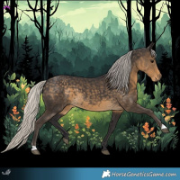 Horse Color:Silver Smoky Black 
