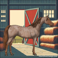 Horse Color:Red Roan 