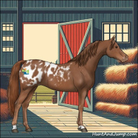 Horse Color:Chestnut Appaloosa 