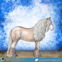 Horse Color:Gold Champagne Dun Mushroom Sabino Brindle 