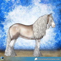 Horse Color:Liver Red Dun Onyx Mushroom Splash Rabicano Brindle 