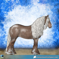 Horse Color:Liver Red Dun Mushroom Sabino Rabicano Brindle