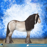 Horse Color:Sable Champagne Dun Sabino Rabicano 
