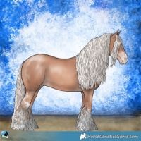 Horse Color:Gold Champagne Mushroom Sabino 