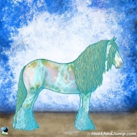 Horse Color:Thunderstruck Watercolor Liver Red Onyx Ice 