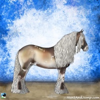 Horse Color:White Spotted Liver Red Onyx Mushroom Rabicano 
