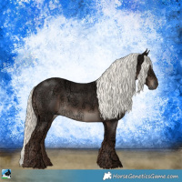 Horse Color:Liver Chestnut Ice Mushroom Rabicano 