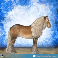 Horse Color:Chocolate Palomino Mushroom 