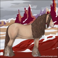 Horse Color:Amber Champagne Sabino 