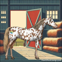 Horse Color:Chestnut Appaloosa 