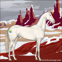 Horse Color:Perlino Roan Dun