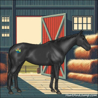 Horse Color:Black 
