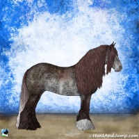 Horse Color:Chocolate Brown Chinchilla Ice 